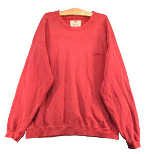 Levi's Men's Pullover Sweatshirt Red Medium Crew Neck Regular Fit Vintage USA